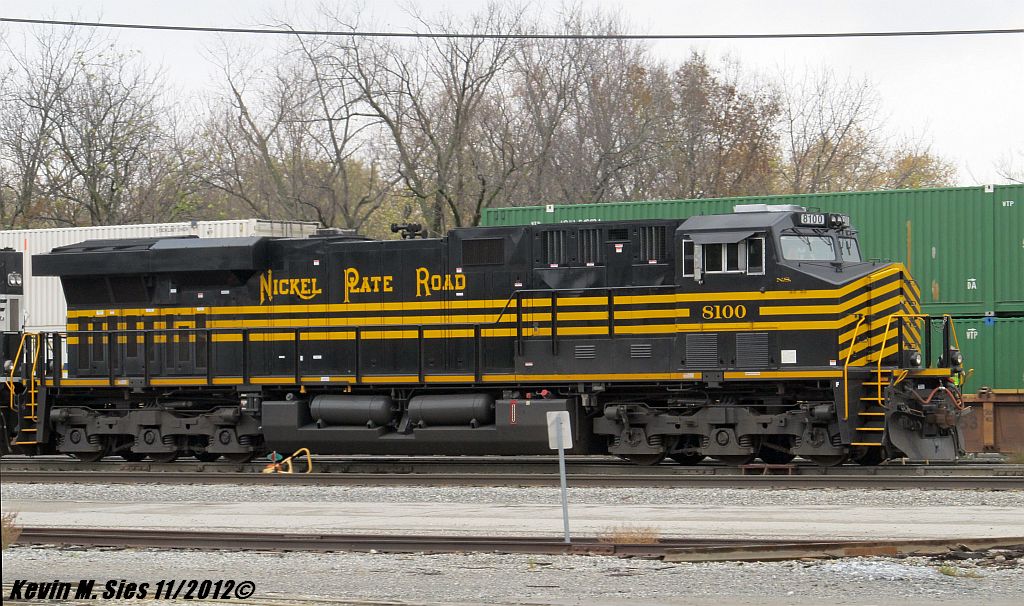 Nickel Plate Road heritage locomotive #8100