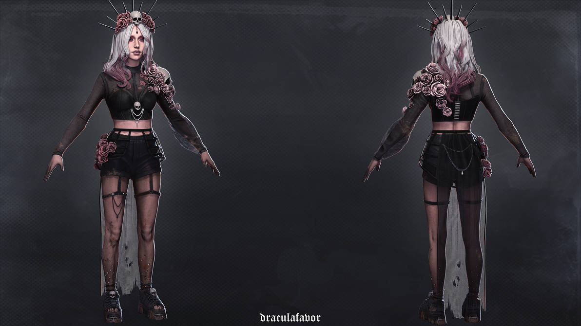 Sable Dead Dead by Daylight - Sable Ward - Death by Roses by draculafavor on ...