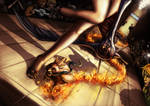 VS Elina: Runway Rumble by catandcrown
