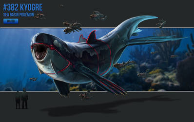 #382 - Kyogre by catandcrown