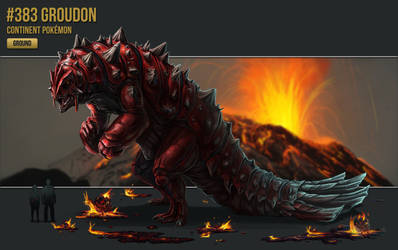 #383 - Groudon by catandcrown