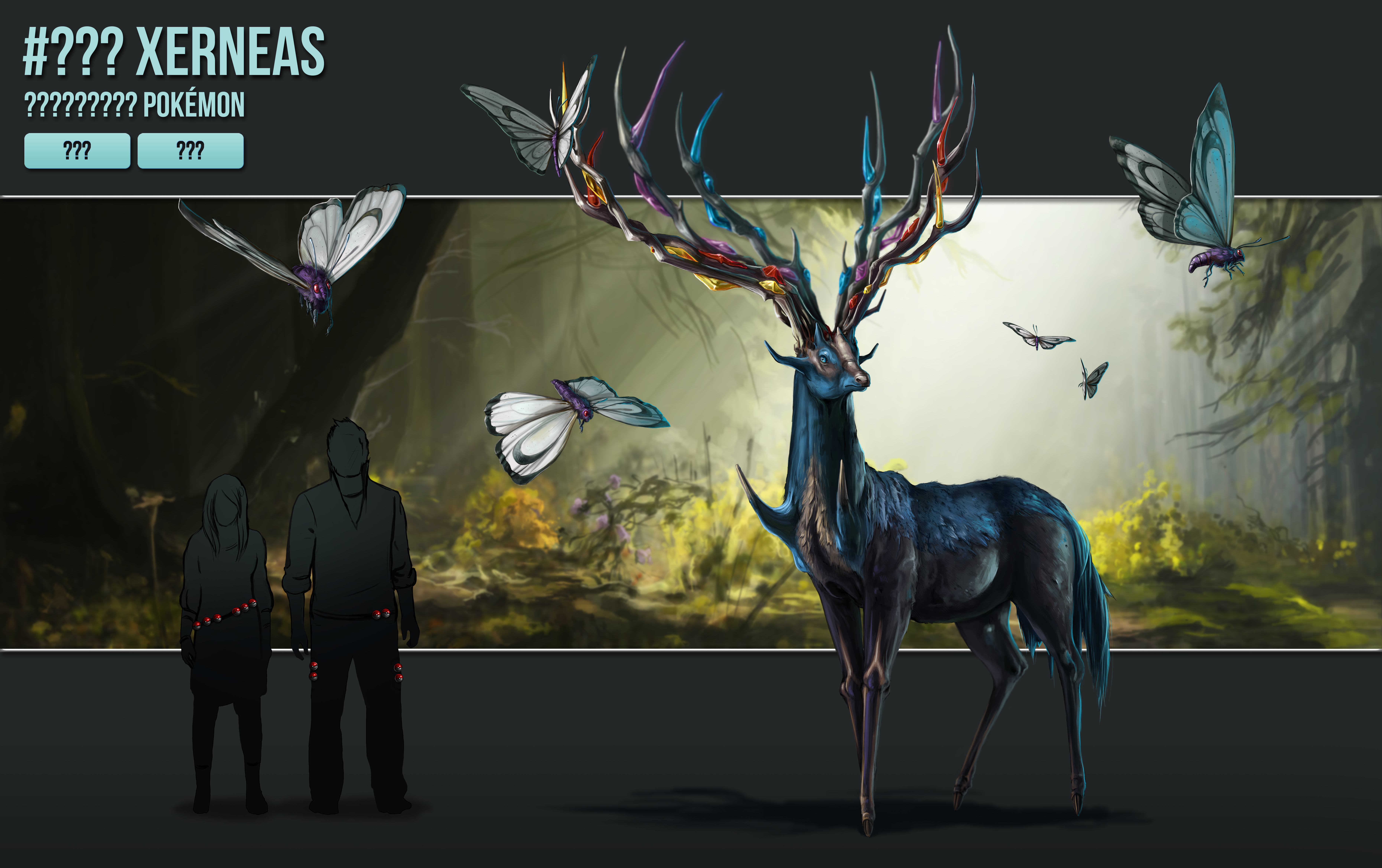 #??? - Xerneas by catandcrown