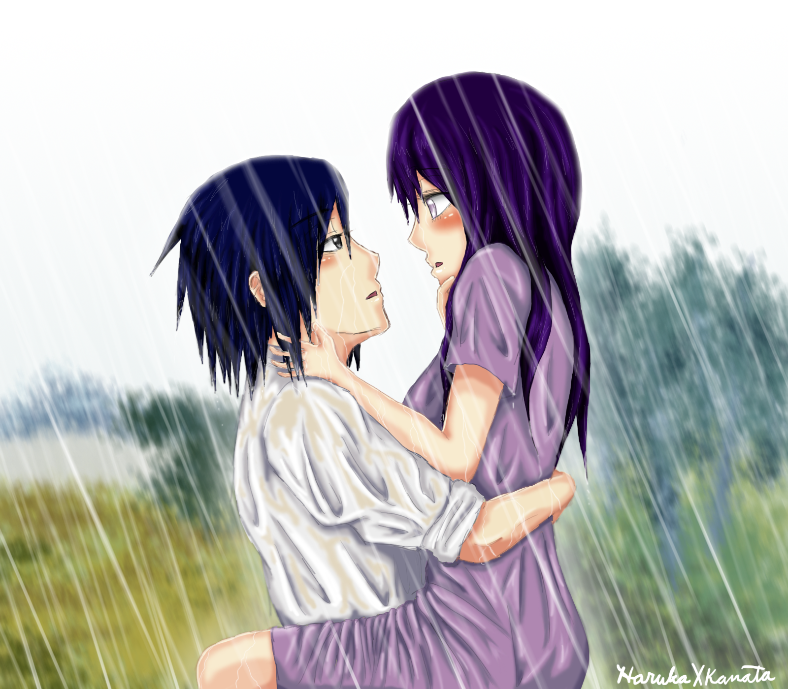 SasuHina - Kiss the Rain by HarukaXKanata on DeviantArt SasuHina - Kiss the Rain by HarukaXKanata on DeviantArt