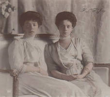 Grand Duchess Ksenia and Grand Duchess Olga