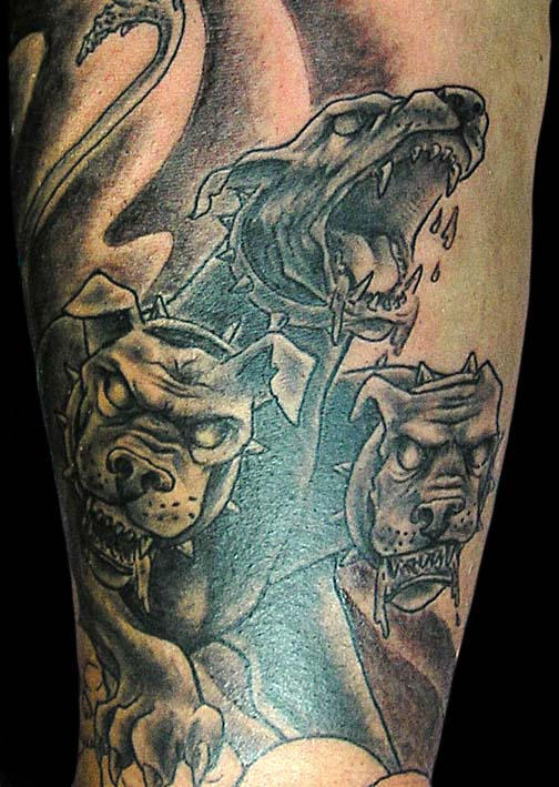 Cerberus tattoo by primitiveart on DeviantArt