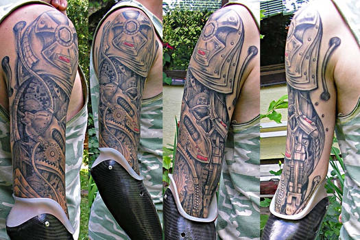 biomechanical arm finished