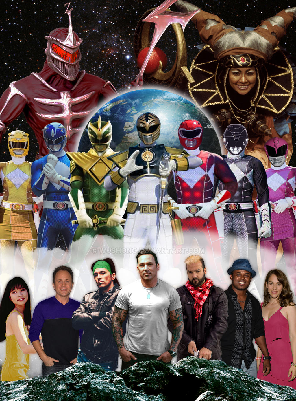 Power Rangers Cast Original by Wushong on DeviantArt