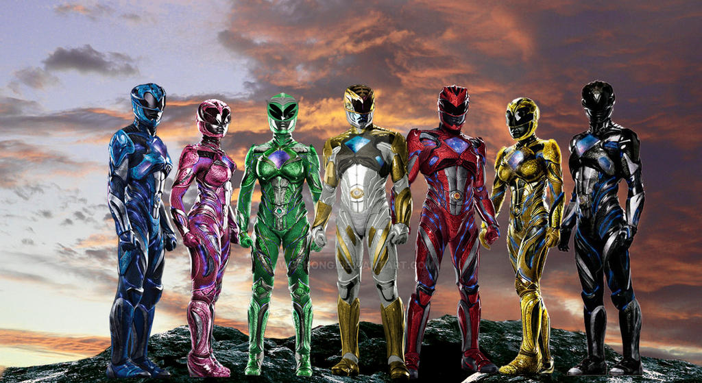 Team Power Rangers 2017 (alternative) by Wushong on DeviantArt