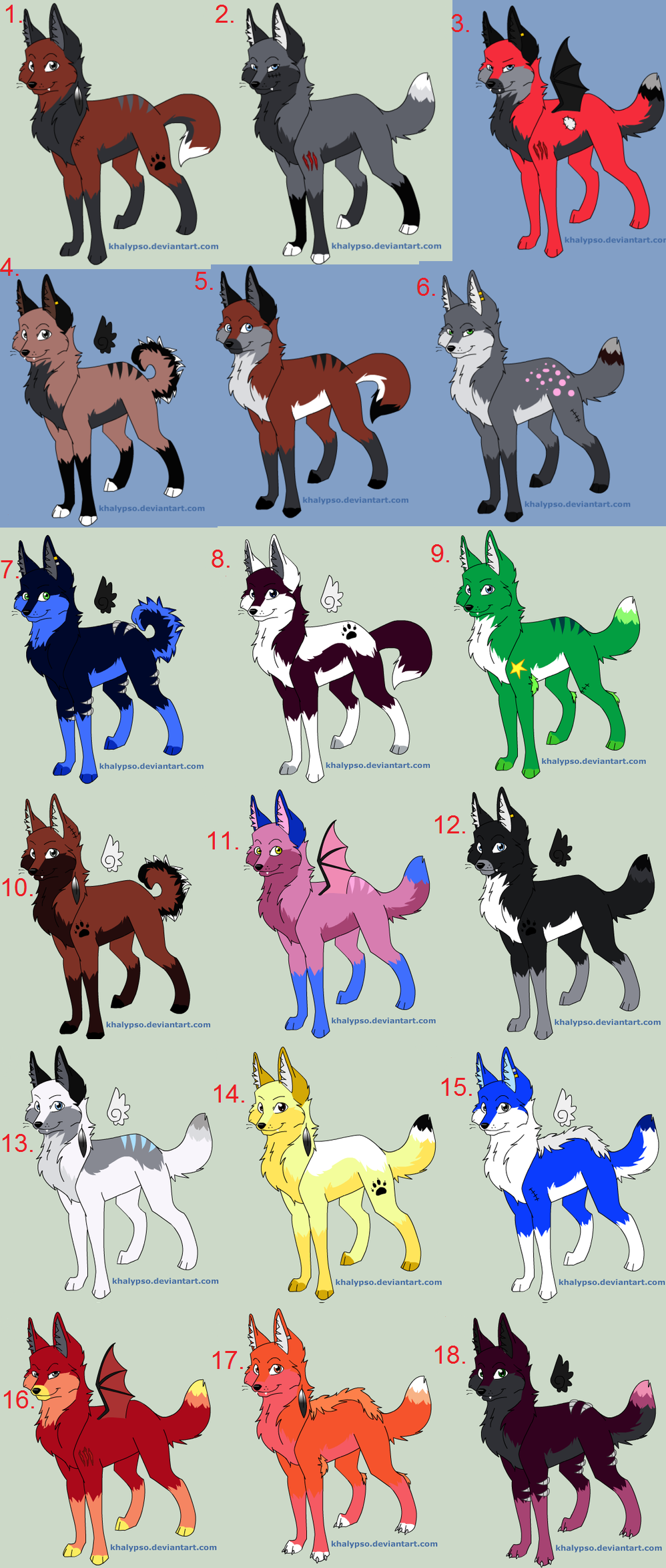 Wolf left over adopts [11/18 OPEN]