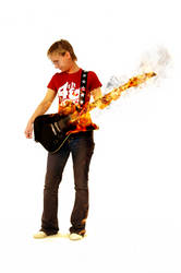 Guitar in Flames