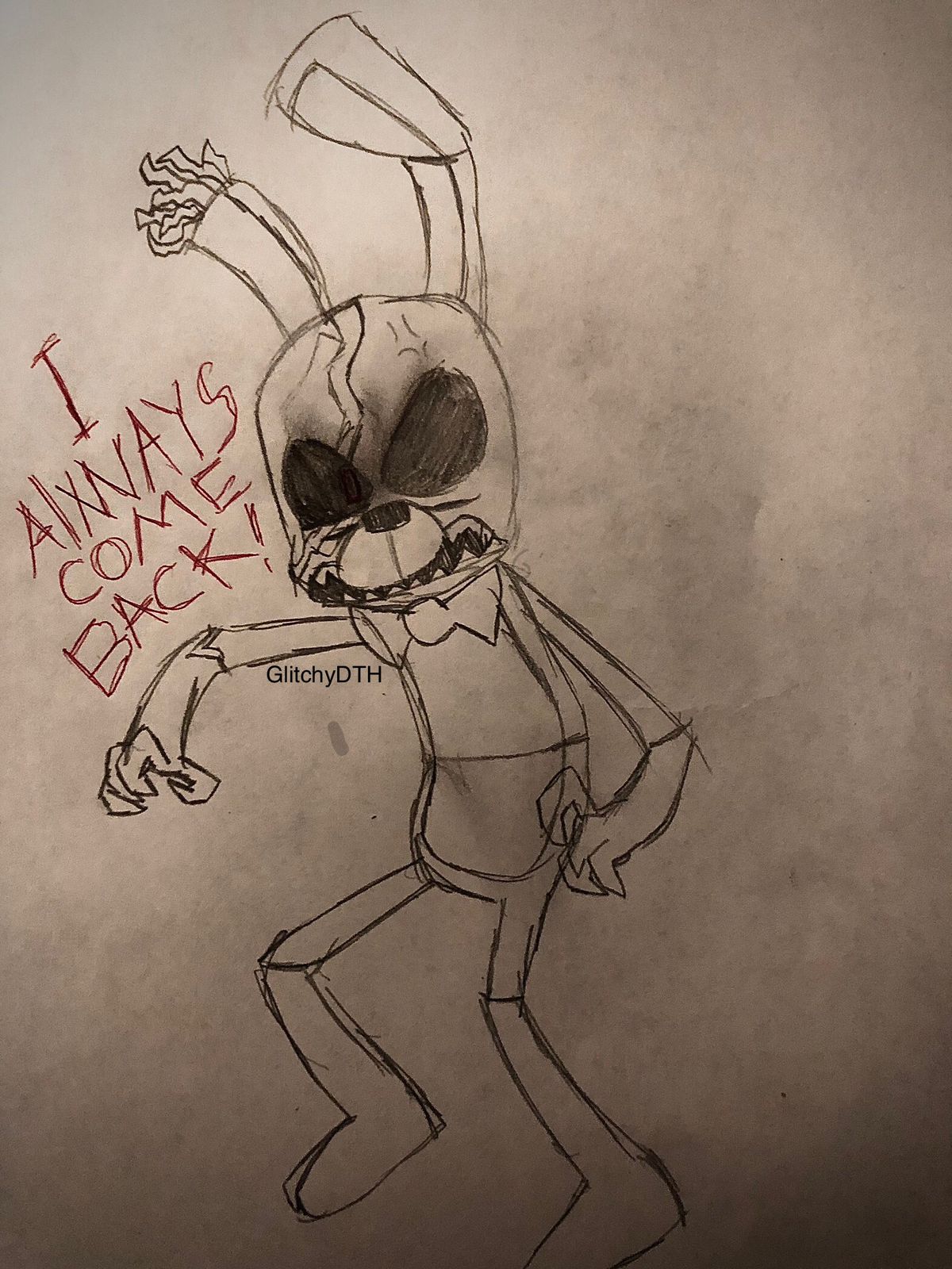 Springtrap Fanart [I ALWAYS COME BACK} by GlitchyDTH on DeviantArt