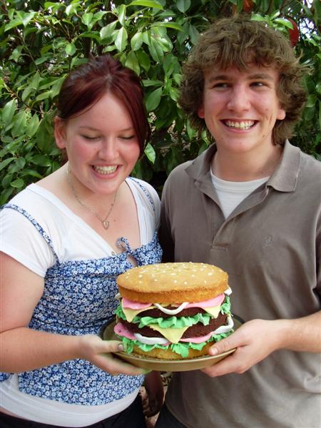 Burger Cake