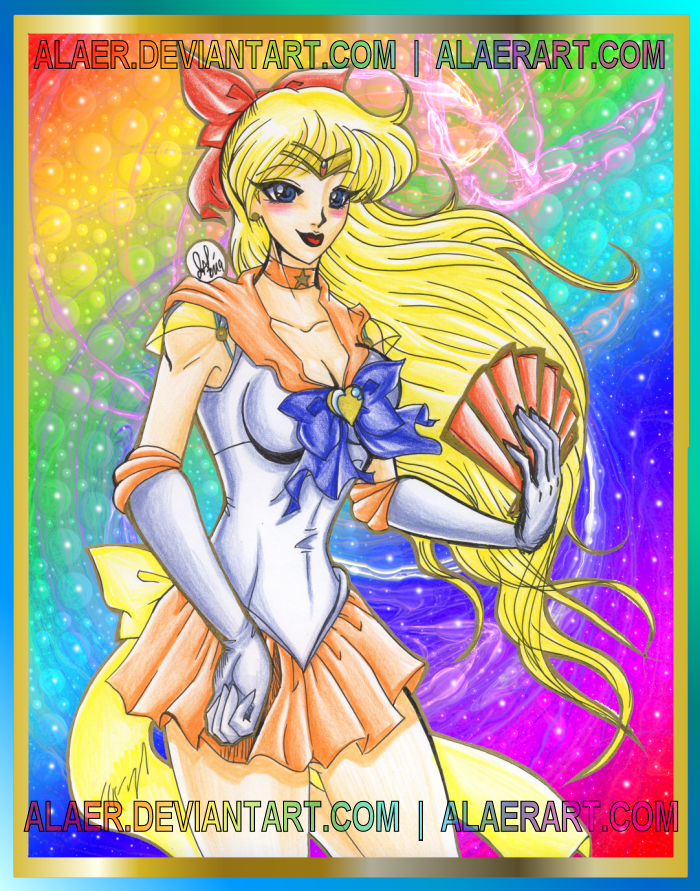 Sailor Venus Rainbow BG Fan