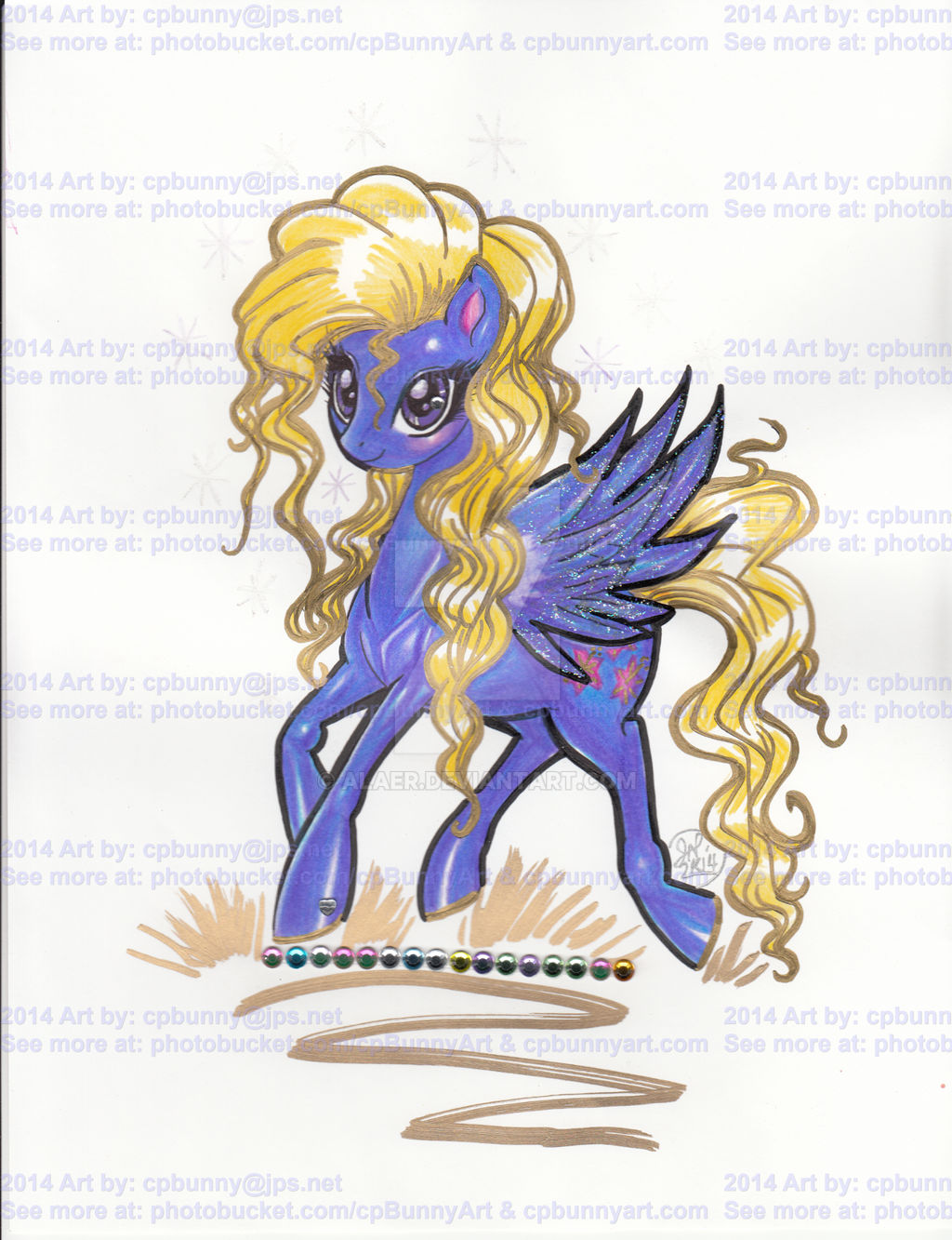MLP Pony Lily Blossom Permed Scanned
