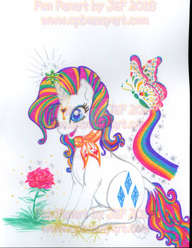 Glitter Pen Art Rainbow Rarity + Butterfly Colors