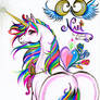 CAC Nabi the disabled Unicorn Heart Roses
