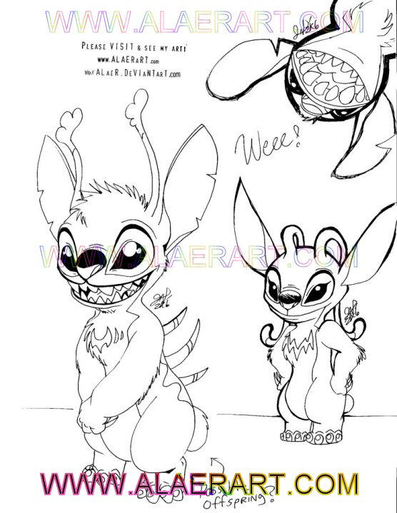 Stitch and Angel Offspring by alaer on DeviantArt