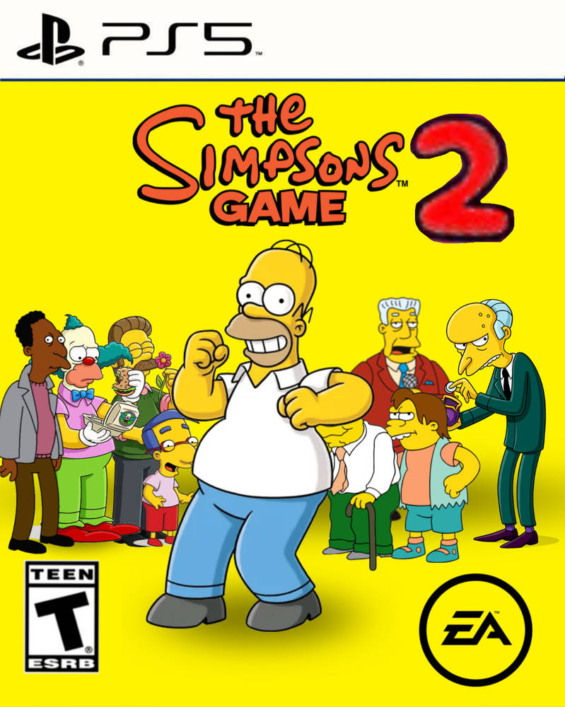 The Simpsons Game (PS5) Cover Art by shantaefan123 on DeviantArt