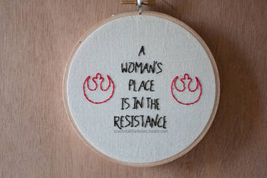 A woman's place is in the resistance