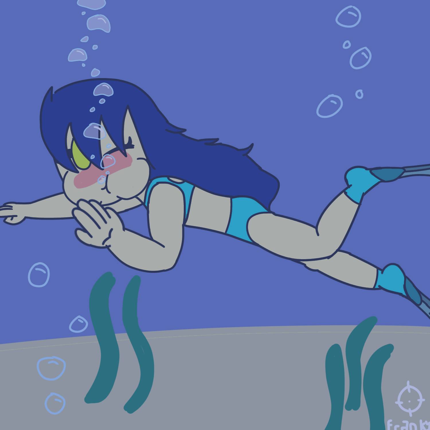 Sinktember day 5 - Fins (Mira)