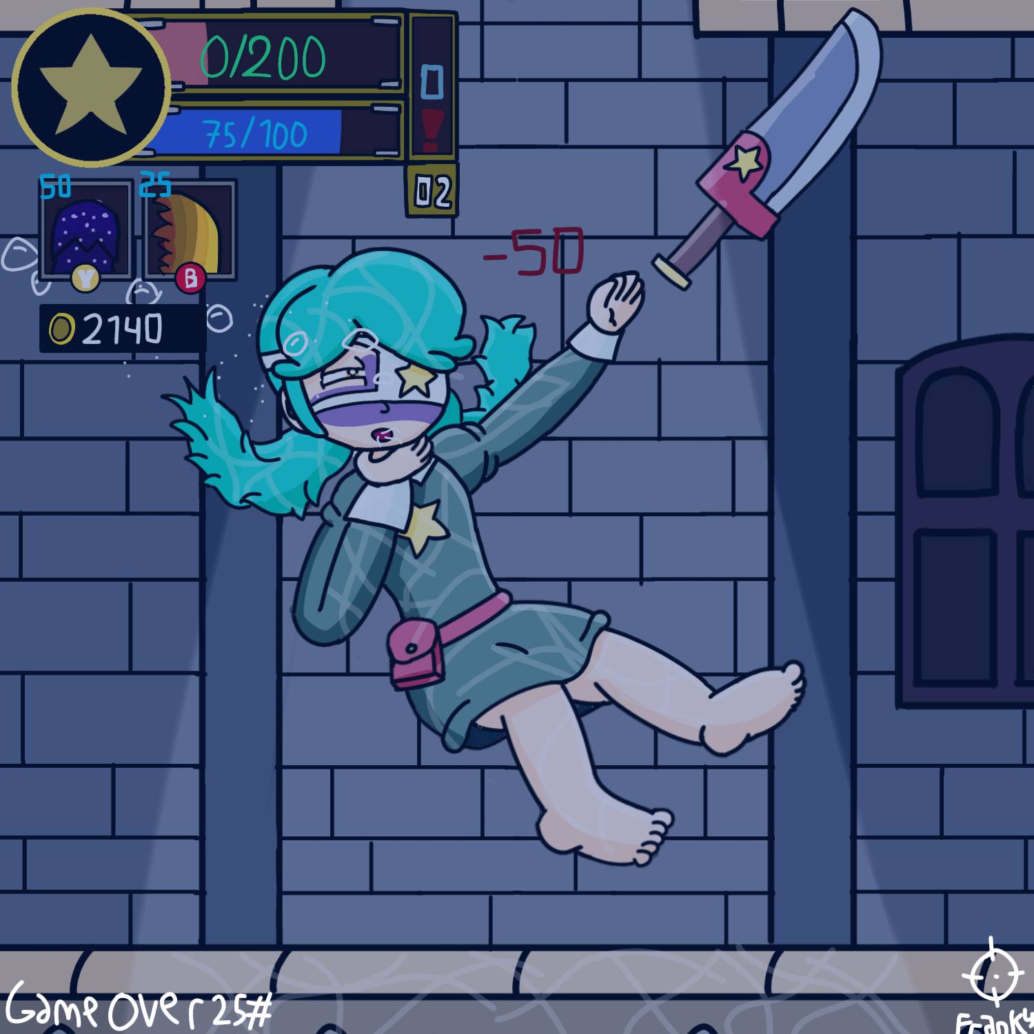 Sinktember day 25 - Game Over (Annie)