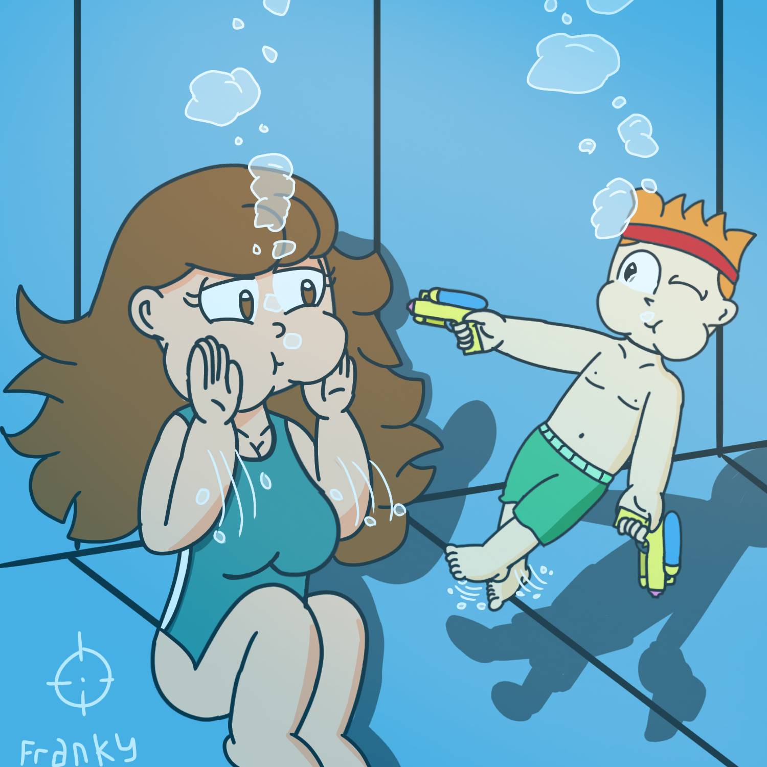 The psycho and the little one