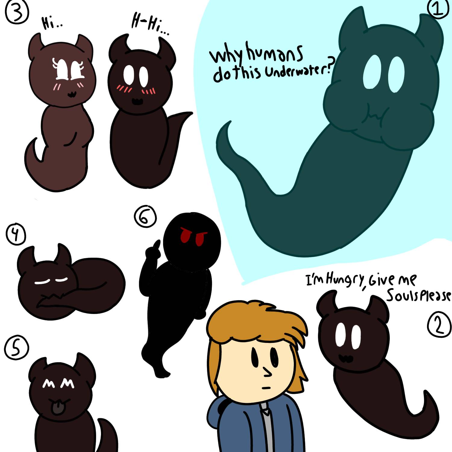 The darky ghost boy!