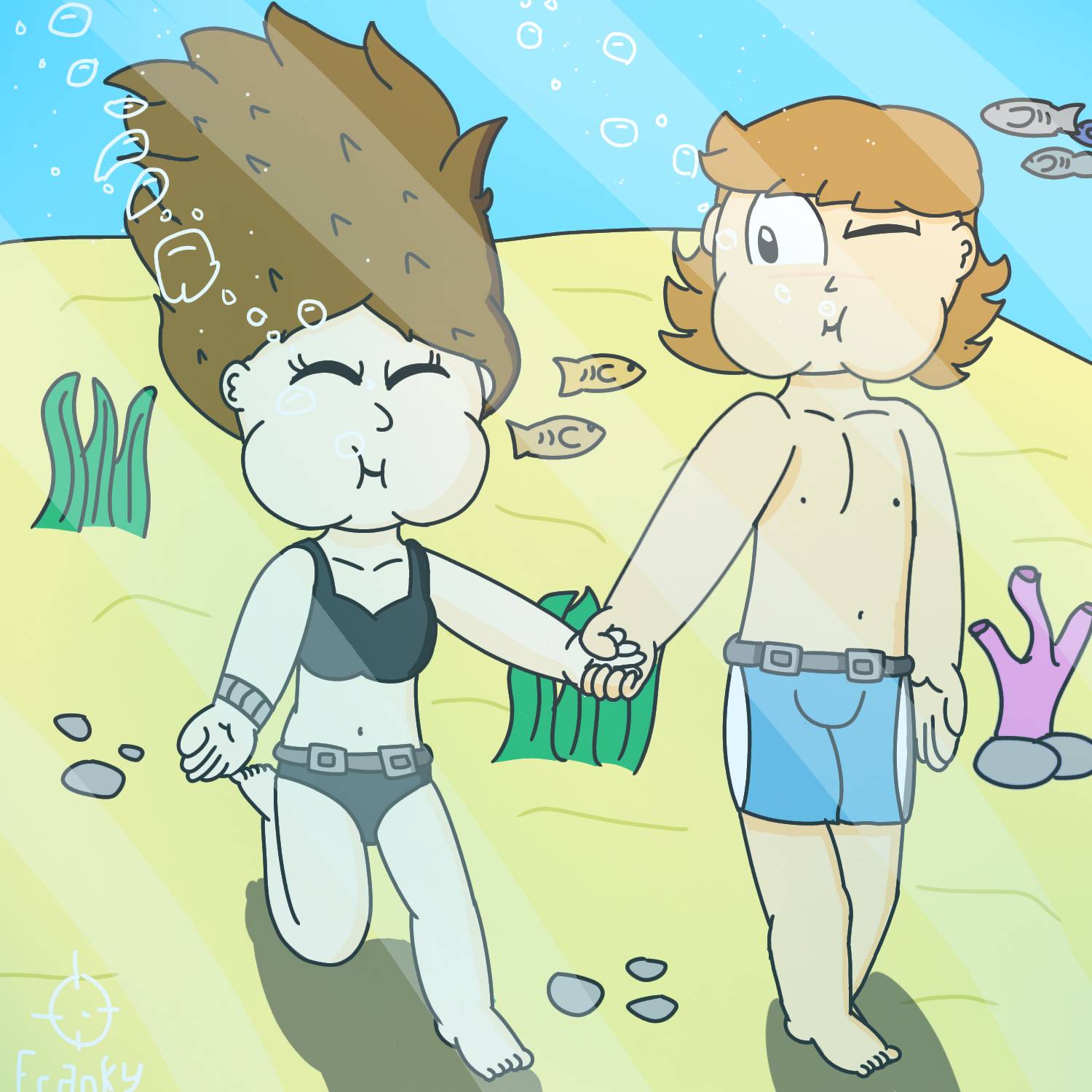 Underwater lovers