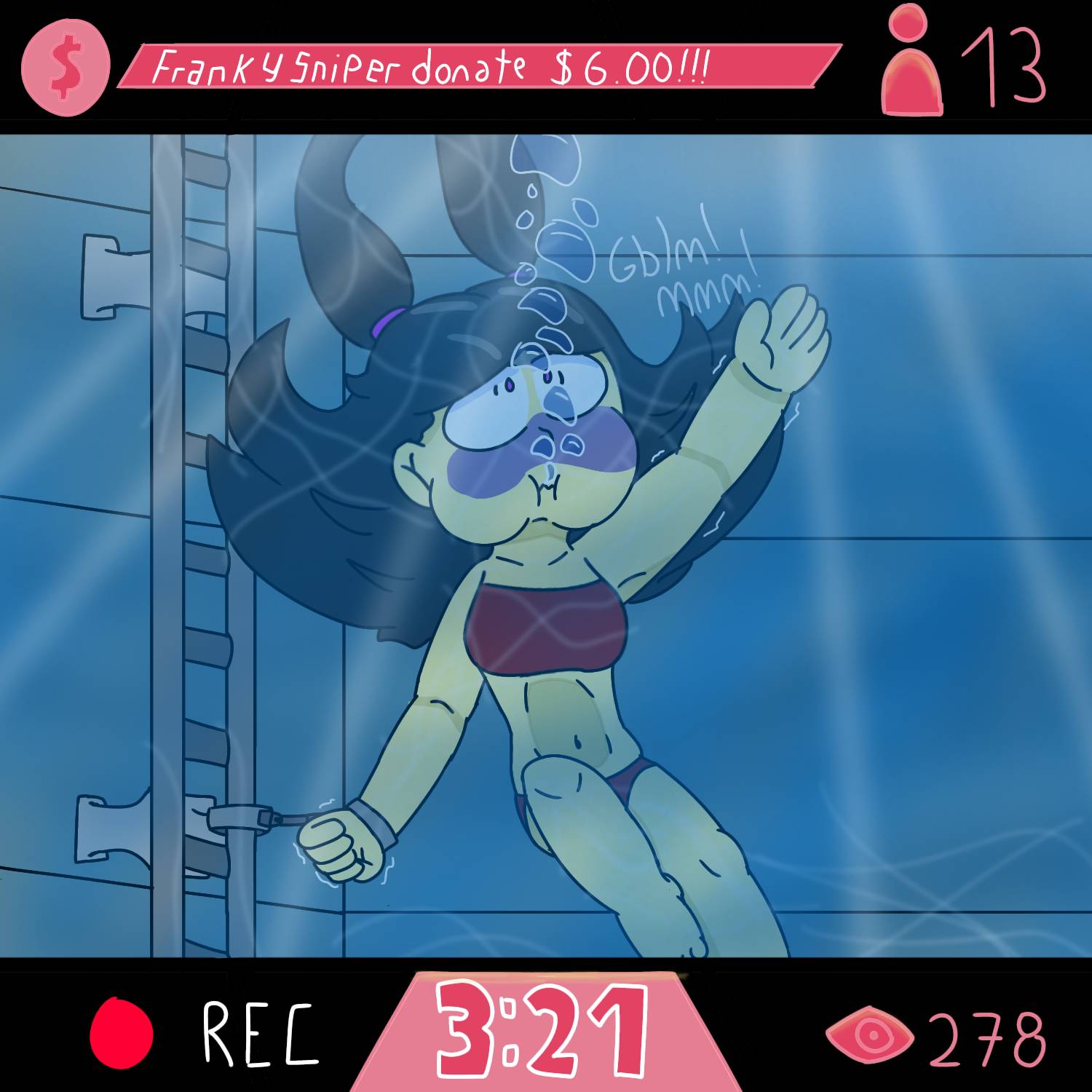 How free yourself from an handcuffs underwater!