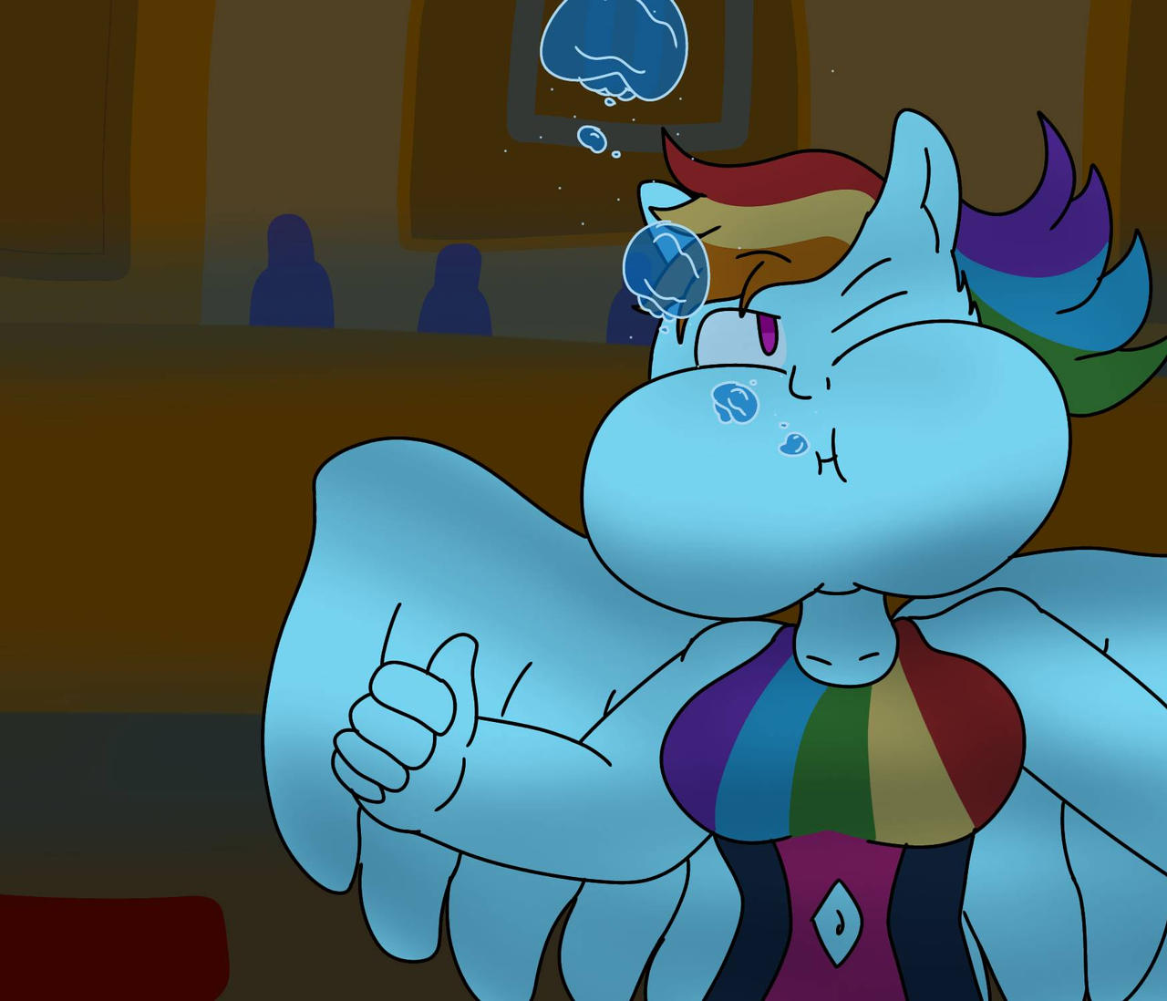 Rainbow dash commission two