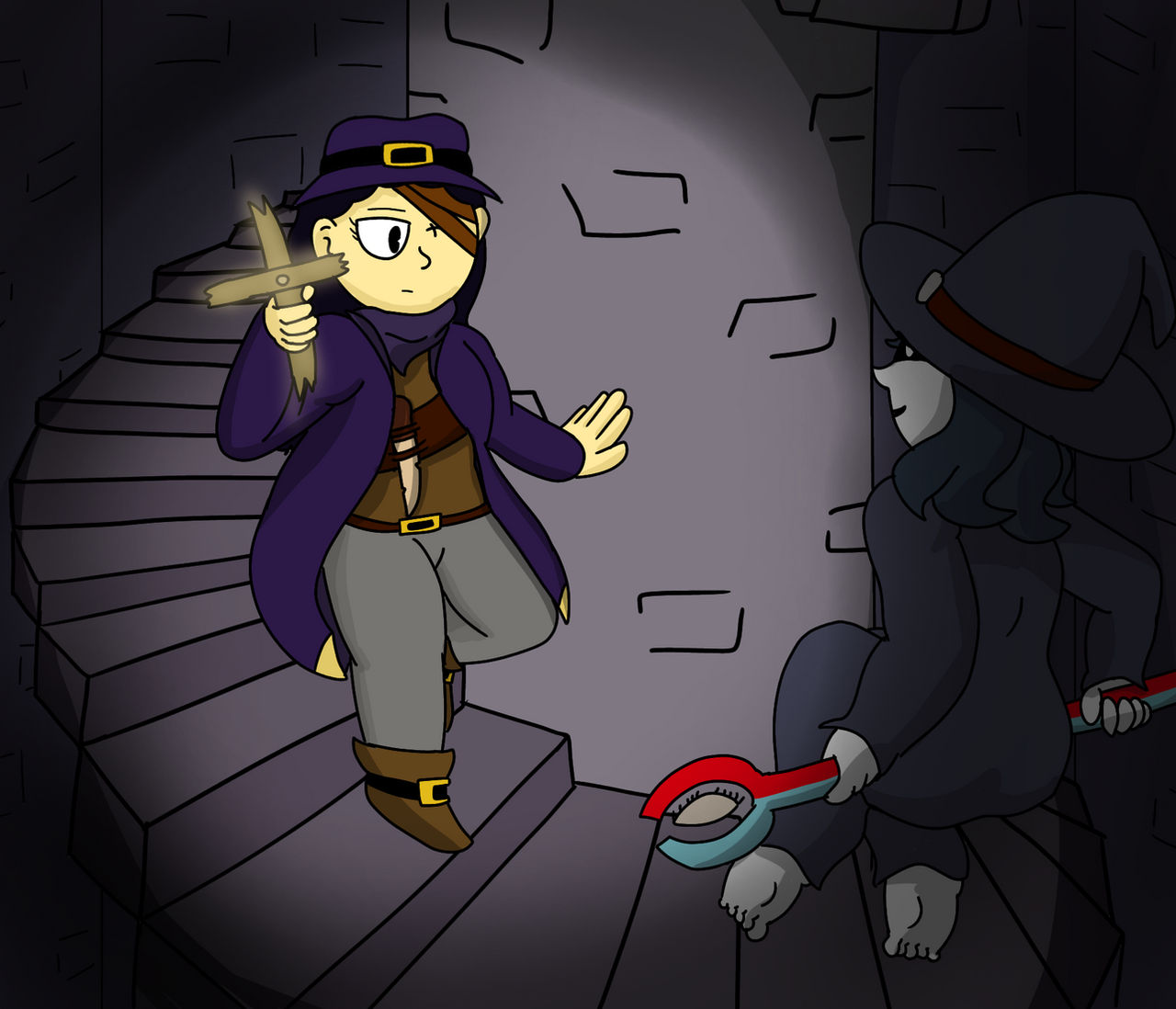 Spiral to darkness