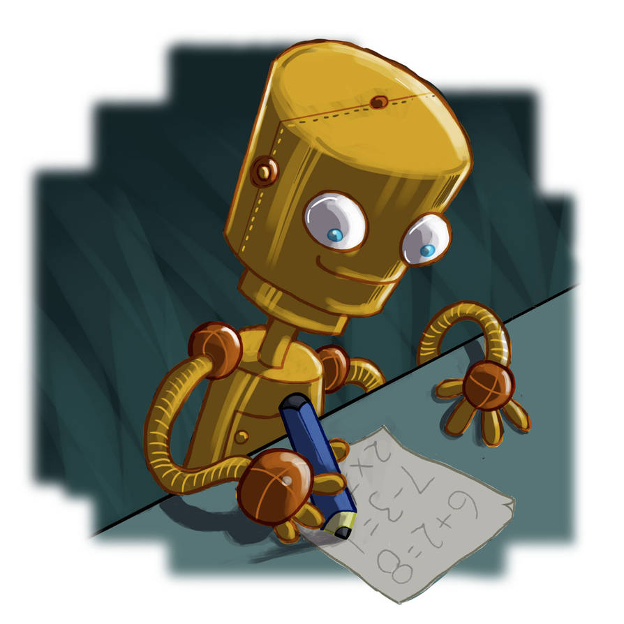 Poly Bot Math Drawing Maths robot by Poxilator on DeviantArt