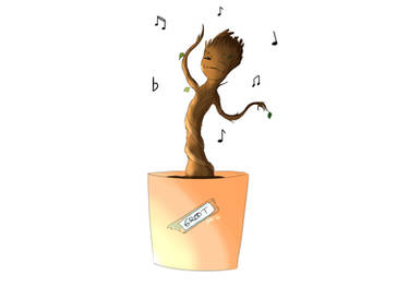 Little Groot Dancing