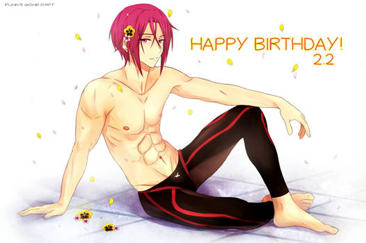 Free!: Happy birthday Rin!