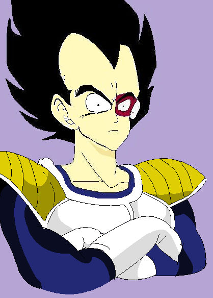 Vegeta MS paint by brain-freezy on DeviantArt
