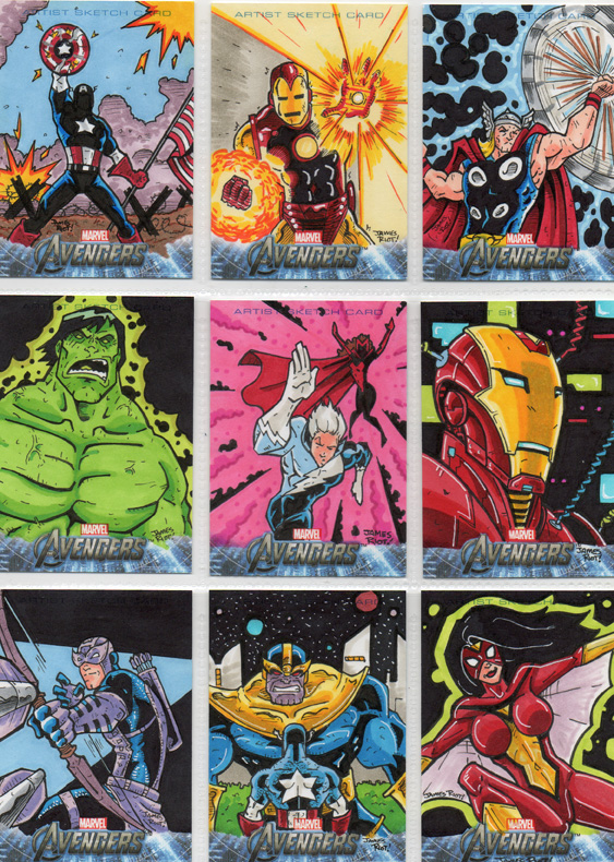 Avengers Assemble! Sketch Cards batch 1