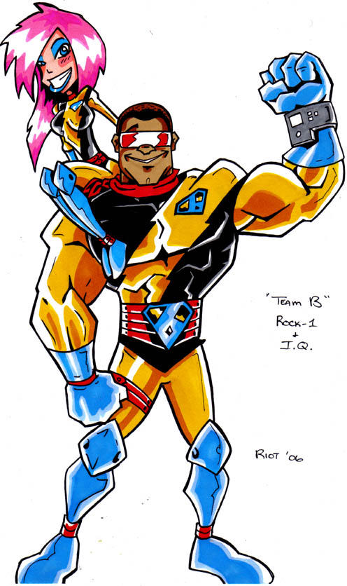 Bionic Max Deviantart Bionic Six: Team B by JamesRiot on DeviantArt