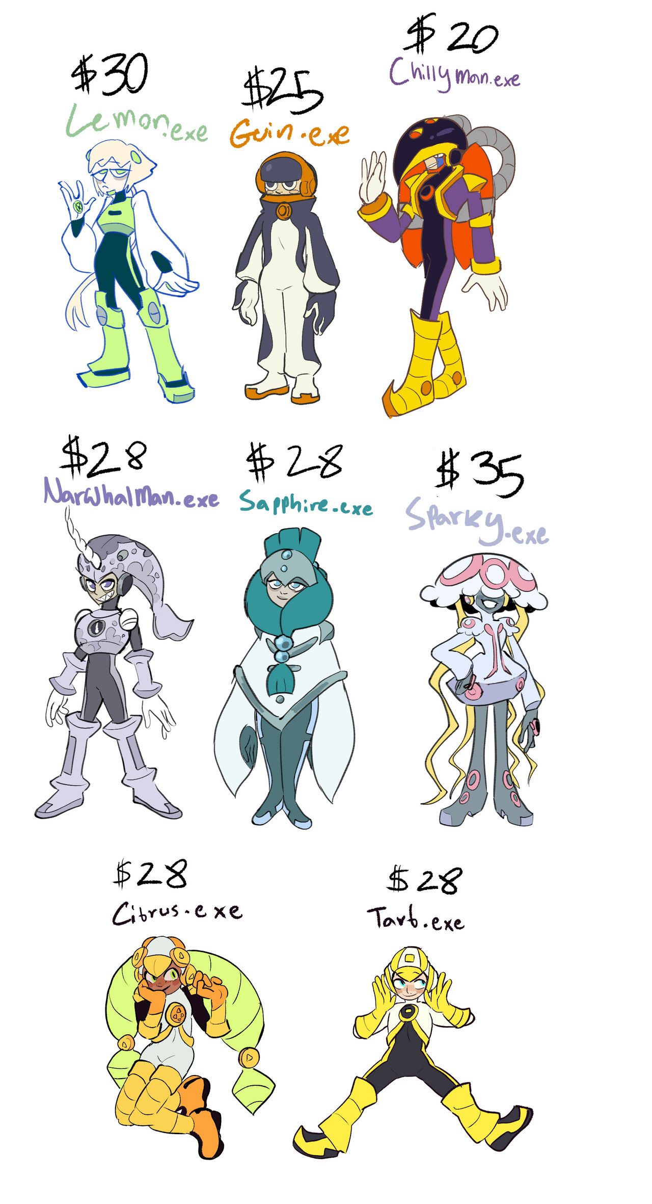 (REAL MONEY) NETNAVI adopts OPEN by Noeggets on DeviantArt