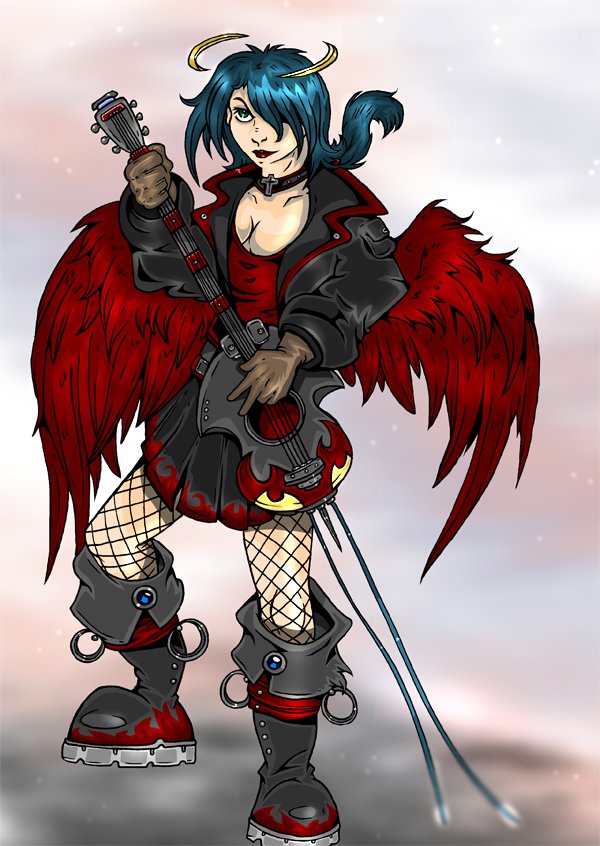 Rock N Roll Angel by ZoeStead on DeviantArt