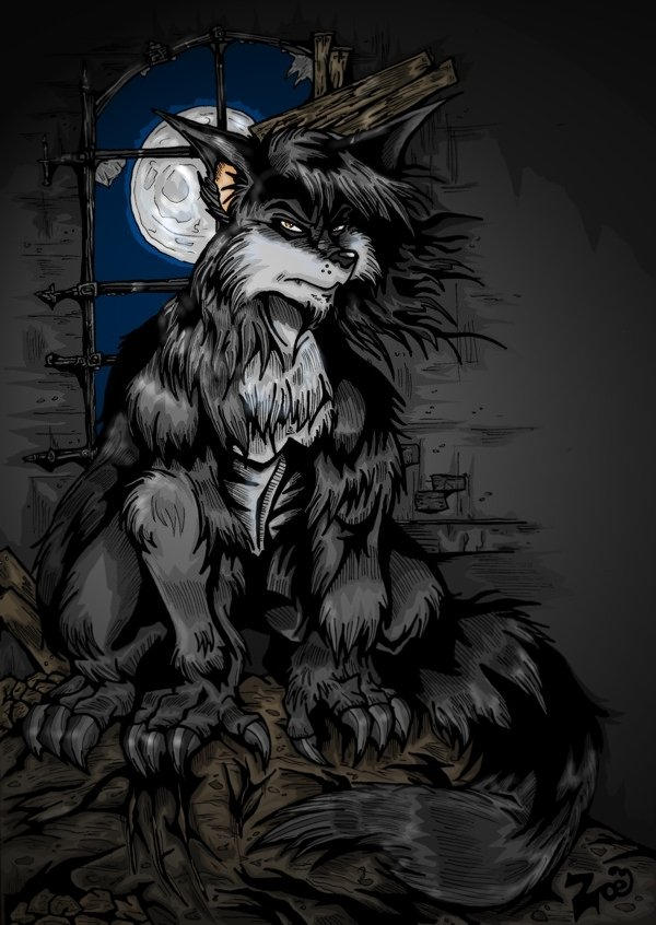 Werewolf Rooftops Werewolf at the Window by ZoeStead on DeviantArt