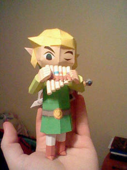 Spirit Tracks Link Papercraft