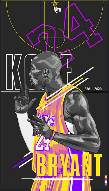 Kobe Bryant Tribute: 8, 24 by Thekingblader995 on DeviantArt