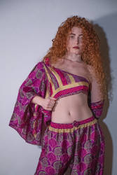 Ginger in indian clothes 005