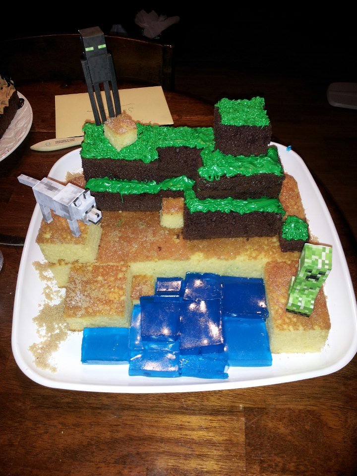 Minecraft Cake