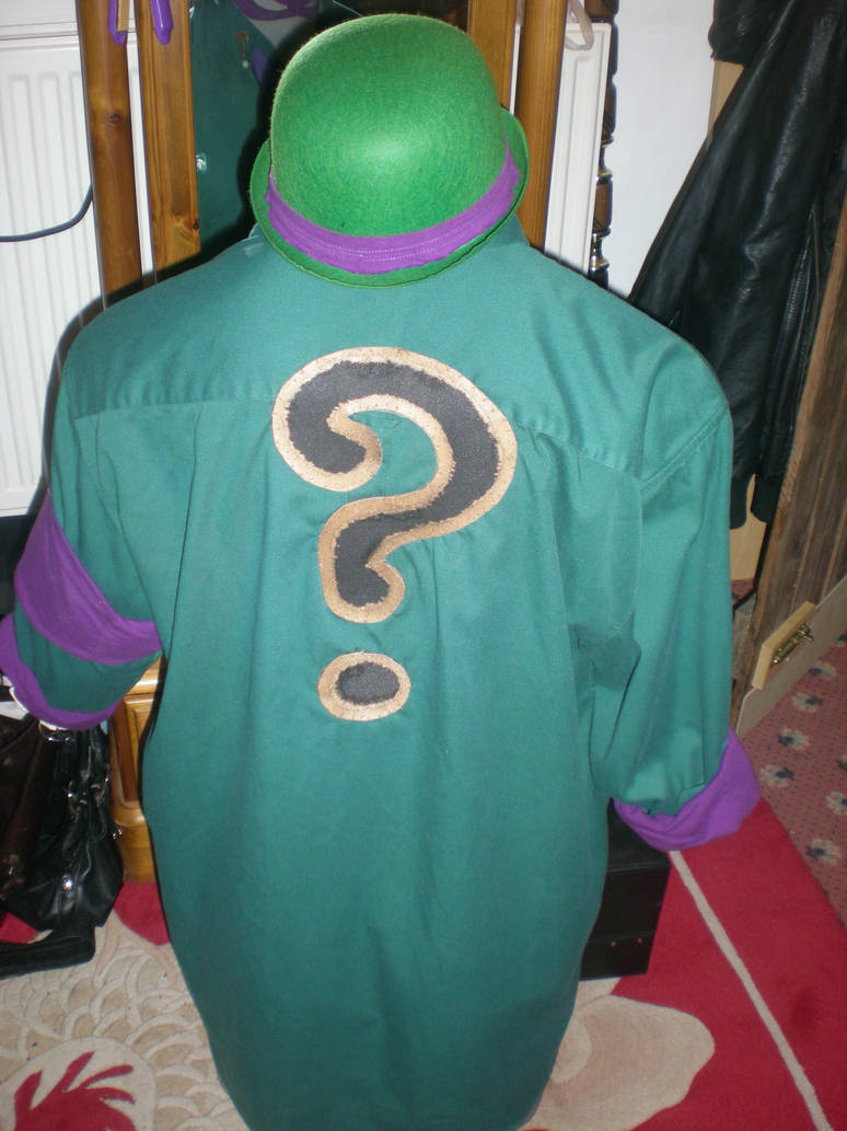 Riddler Outfit-Back by shannanART on DeviantArt