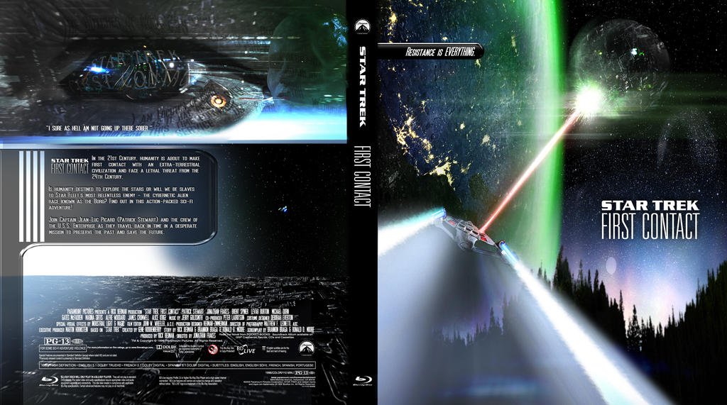 Star Trek First Contact Custom Blu Ray Cover Art By OilCanGFX On star-trek-first-contact-custom-blu-ray-cover-art-by-oilcangfx-on