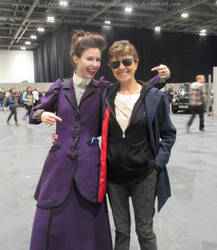 Best enemies! Missy and Twelve at Sherlocked 2016