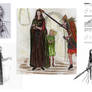 Celtic warrior women sketchdump (II)