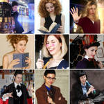 Doctor Who cosplay collage by ArwendeLuhtiene
