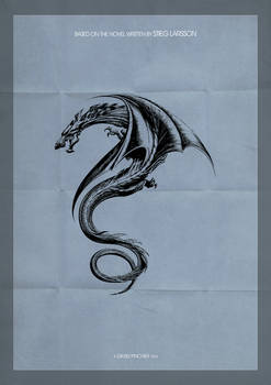 The girl with the Dragon Tattoo minimal Poster